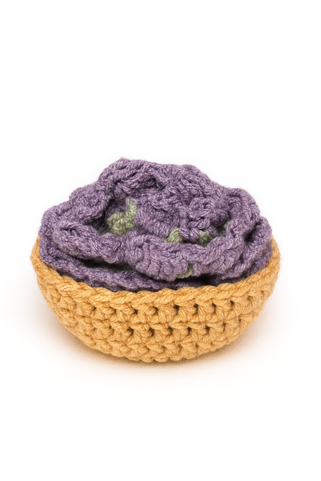 Flower Bouquet Coasters - Light Brown Basket