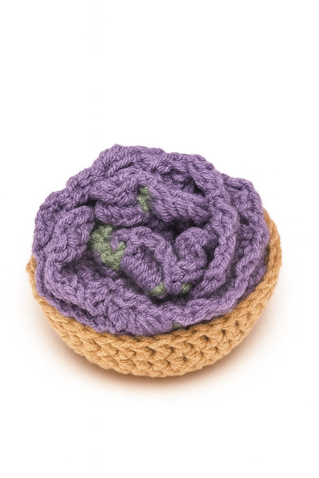 Flower Bouquet Coasters - Light Brown Basket