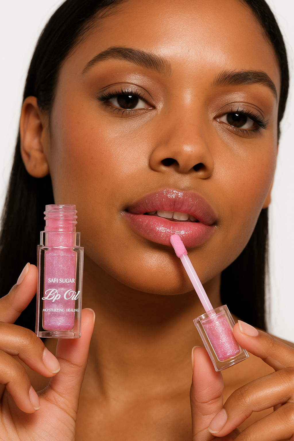 SAFI SUGAR Color-Changing Lip Oil — Iridescent Glow