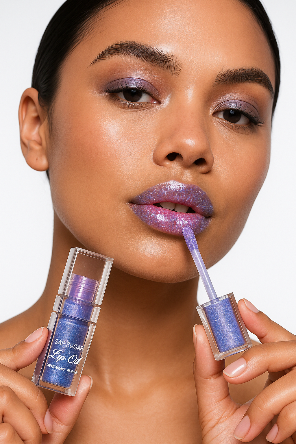 SAFI SUGAR Color-Changing Lip Oil — Iridescent Glow